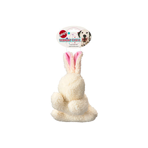 SPOT Fleece Rabbit 9" Dog Toy