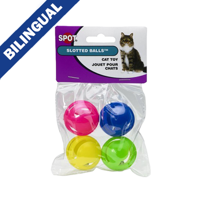SPOT Slotted Balls Bulk (24 ct) Cat Toy