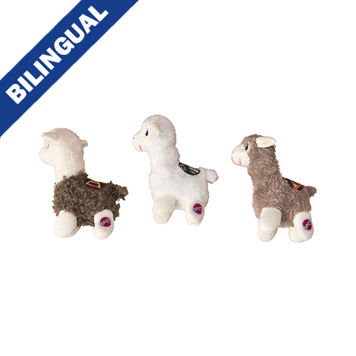 SPOT Lil' Spots Yo Llama Assorted 5.5" Plush Dog Toy