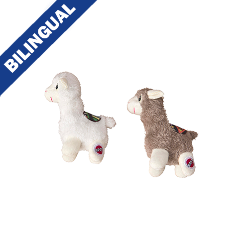 SPOT Lil' Spots Yo Llama Plush Dog Toy (2 Pack)