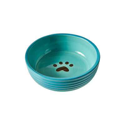SPOT Elegance Dog Dish Aqua 5"
