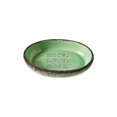 SPOT More, More, More Cat Dish Avocado 6"