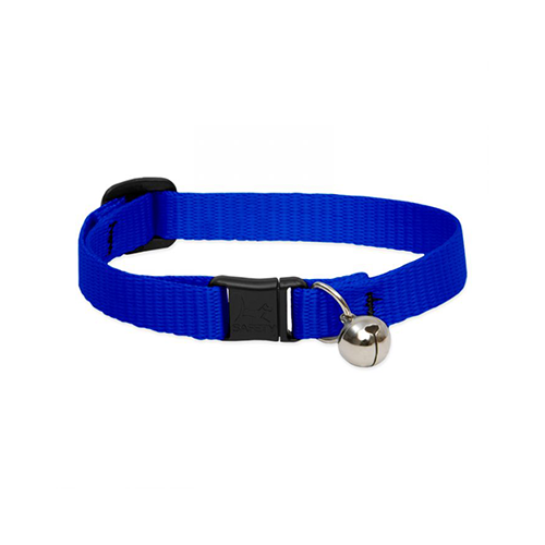 Lupine Basic Safety Collar for Cats 1/2" x 8"-12" Blue