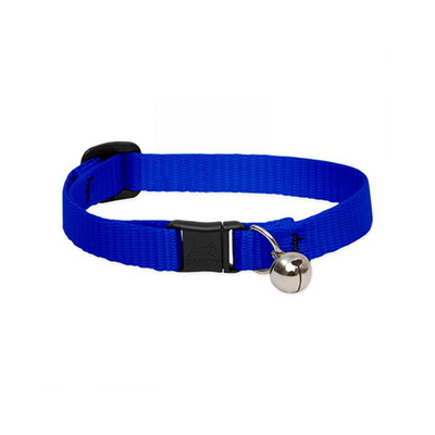 Lupine Basic Safety Collar for Cats 1/2" x 8"-12" Blue