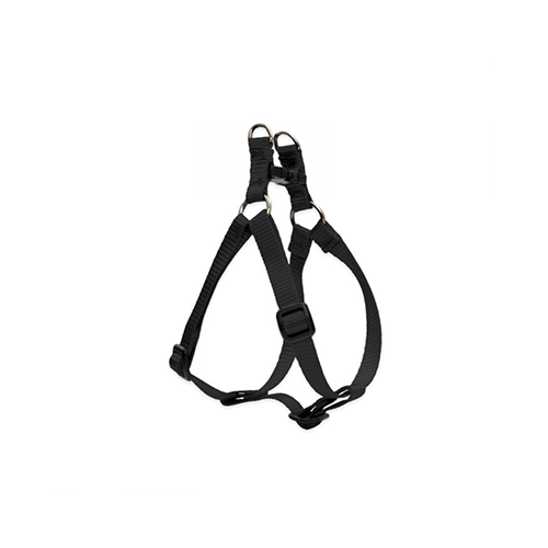 Lupine Basics Step-In Adjustable Harness for Dogs Black 1" x 24" to 38"