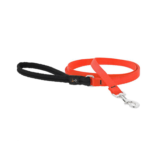 Lupine Basics Leads for Dogs Blaze Orange 1/2" x 4'