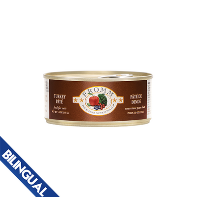 Fromm Four Star Nutritionals Turkey Pt Wet Cat Food 12 x 5.5 oz