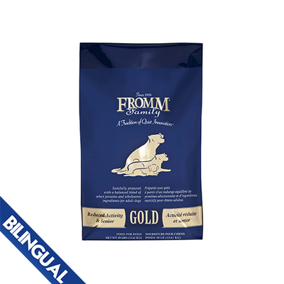 Fromm Gold Reduced Activity & Senior Dry Dog Food 30 lb