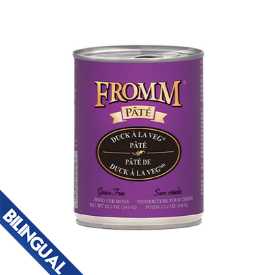 Fromm Duck  La Veg Pt Wet Dog Food 12 x 12.2 oz