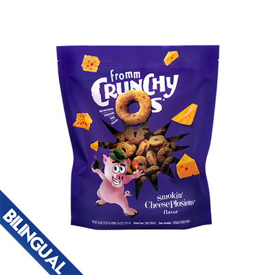 Fromm Crunchy O's Smokin' CheesePlosions Dog Treats 26 oz