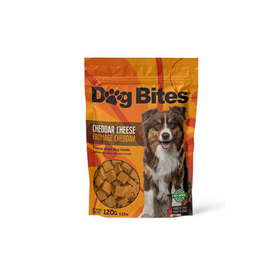 Dog Bites Freeze Dried Cheddar Cheese Dog Treat 120g