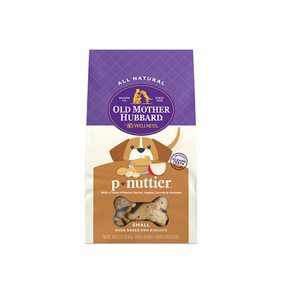 Old Mother Hubbard Classic P-Nuttier Oven-Baked Dog Biscuits Small 6 x 20 oz