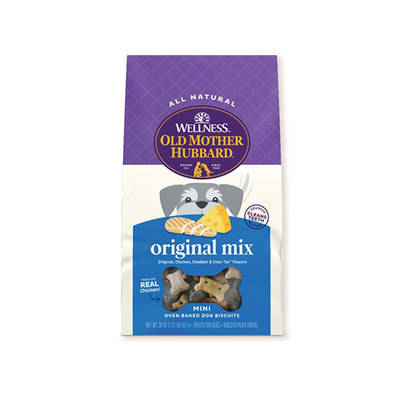 Old Mother Hubbard by Wellness Classic Original Mix Oven-Baked Biscuits for Dogs Mini 6 x 20 oz