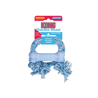 Kong Goodie Bone with Rope Puppy Toy