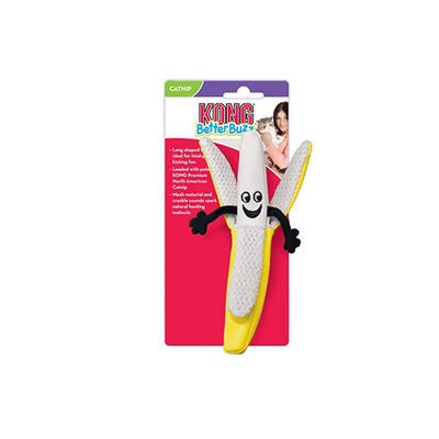 Kong Better Buzz Banana Cat Toy