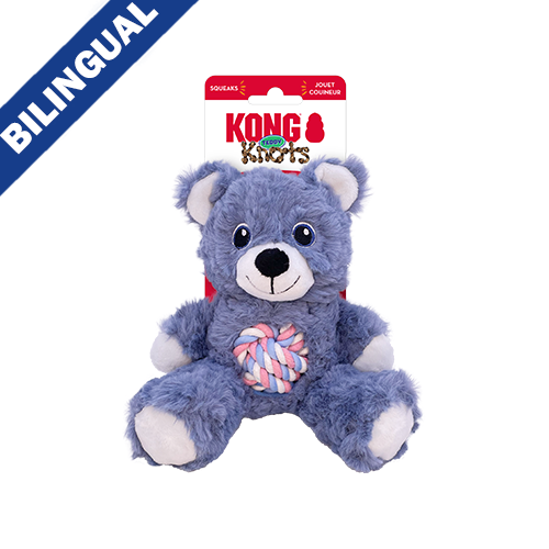 Kong Knots Teddy Small Assorted Dog Toy