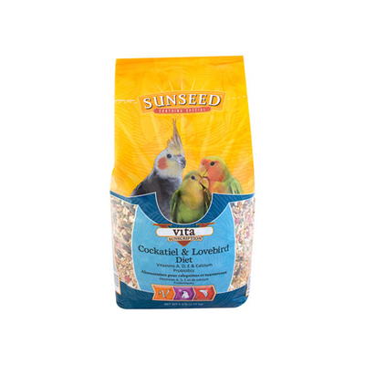 Sunseed Vita Sunscription Cockatiel & Lovebird Diet 2.5 lb