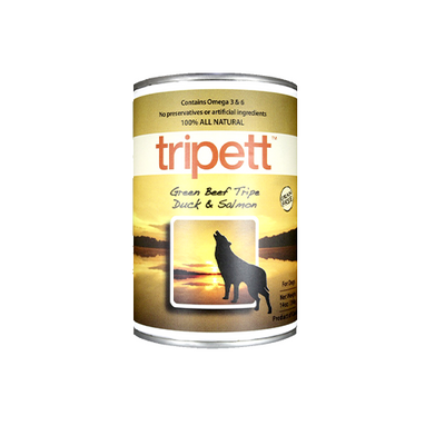 PetKind tripett Green Beef Tripe Duck & Salmon Wet Dog Food 12 x 13.2 oz