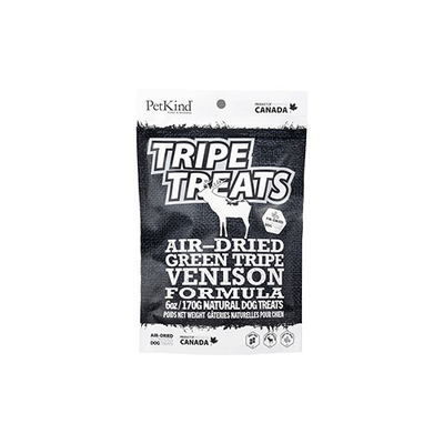 PetKind Green Venison Tripe Treats Natural Dog Treats 6oz