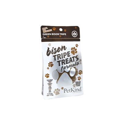 PetKind Green Bison Tripe Treats Natural Dog Treats 6oz