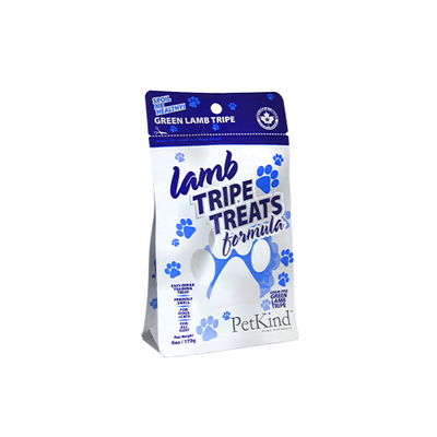 PetKind Green Lamb Tripe Treats Natural Dog Treats 6oz