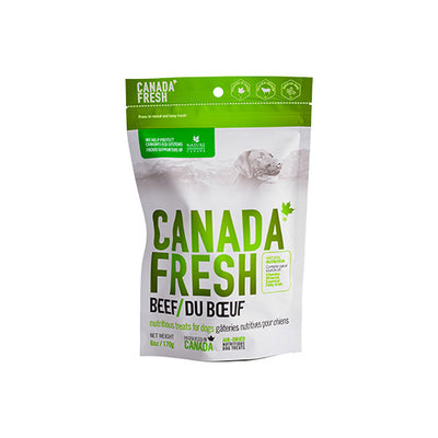 PetKind Canada Fresh Beef Air-Dried Nutritious Dog Treats 6oz