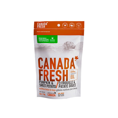 PetKind Canada Fresh Pumpkin & Sweet Potato Air-Dried Nutritious Dog Treats 6oz