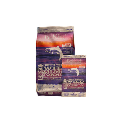 PetKind Tripe Dry Green Tripe & Wild Salmon Puppy Formula Dry Dog Food 6lb