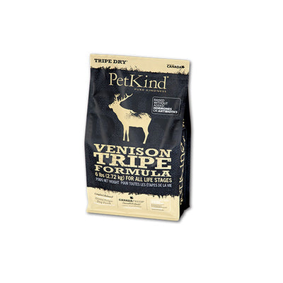 PetKind Tripe Dry Green Venison Tripe Formula Dry Dog Food 6 lb