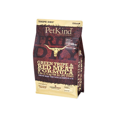 PetKind Tripe Dry Green Tripe & Red Meat Formula Dry Dog Food 6 lb