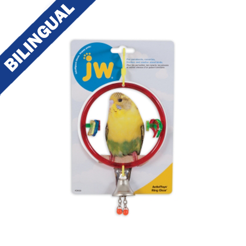 JW ActiviToys Bird Perch Ring & Toy Combo
