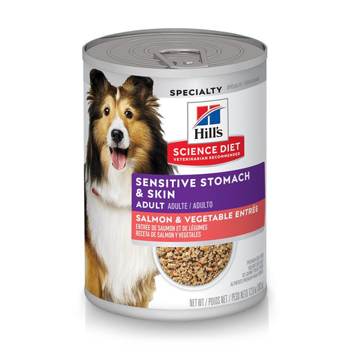 Hill's Science Diet Sensitive Stomach & Skin Dog Salmon Entrée 12 / 12.8oz