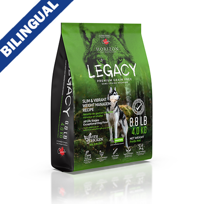 Horizon Pet Nutrition Legacy Slim & Vibrant Weight Management Recipe Dry Dog Food 4kg