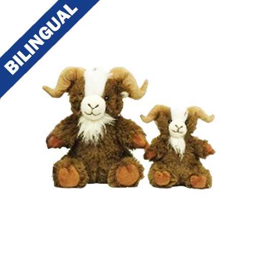 Multipet Plush Ram 8" Dog Toy