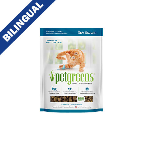 Pet Greens Cat Craves Tuna Recipe Cat Treat 3 oz