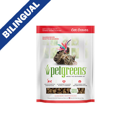 Pet Greens Cat Craves Salmon Recipe Cat Treat 3 oz