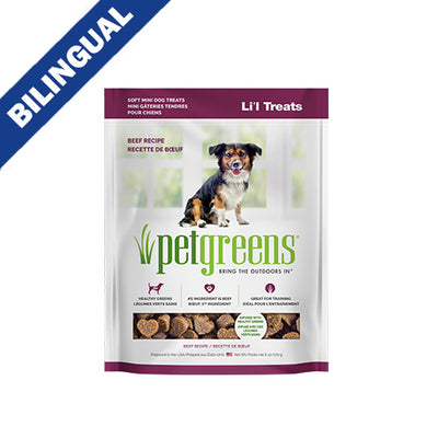 Pet Greens Li'l Treats Beef Recipe Dog Treat 6oz