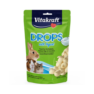 Vitakraft Drops with Yogurt Treat for Pet Rabbits 5.3 oz