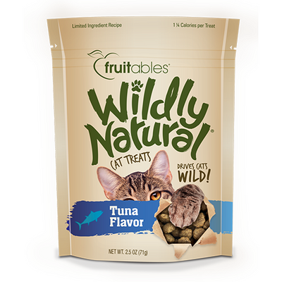 Fruitables Wildly Natural Tuna Flavor Cat Treat 2.5 oz