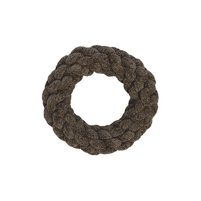foufouBRANDS fouFIT Velvet Knotted Rope Ring Brown