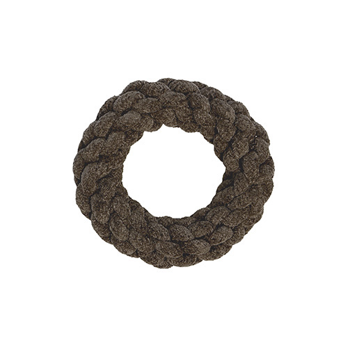 foufouBRANDS fouFIT Velvet Knotted Rope Ring Brown