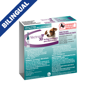 Vectra 3D for Dogs 4.6kg to 9kg