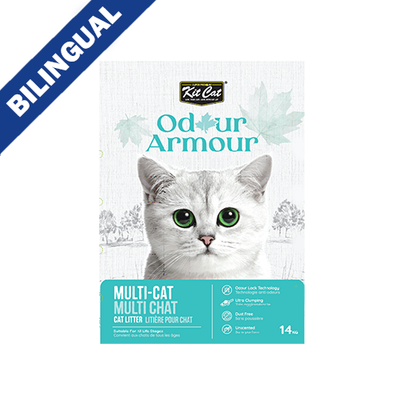 Kit Cat Odour Armour Multi-Cat Cat Litter 14kg