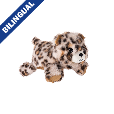Growl Snugglez Larry the Leopard 9.5" Dog Toy