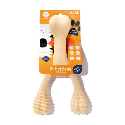 BetterBone Hard Density Classic Super Durable All-Natural Dog Chew for Strong & Aggressive Chewers Large