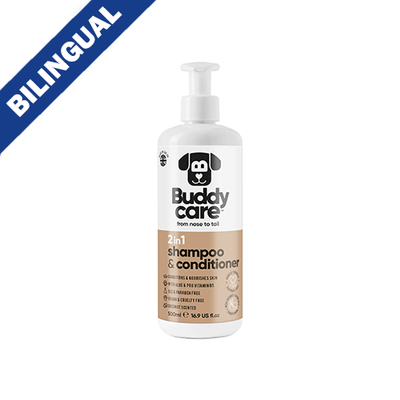 Buddycare 2in1 Shampoo & Conditioner Coconut Scented 16.9 fl oz.