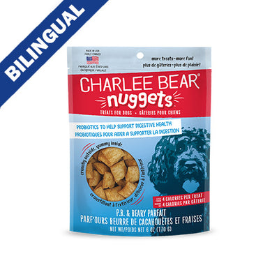 Charlee Bear Nuggets P.B. & Beary Parfait Grain Free Dog Treat 6oz