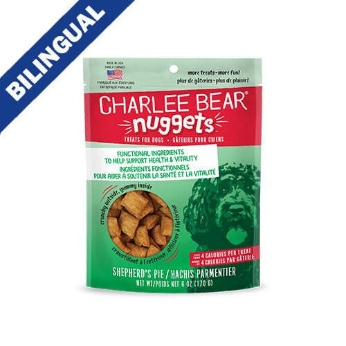 Charlee Bear Nuggets Shepherd's Pie Grain Free Dog Treat 6oz