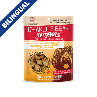Charlee Bear Nuggets Sunny Side Up Grain Free Dog Treat 6oz