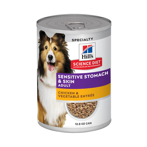 Hill's Science Diet Sensitive Stomach & Skin Dog Variety Pack Chicken Salmon 12.8oz